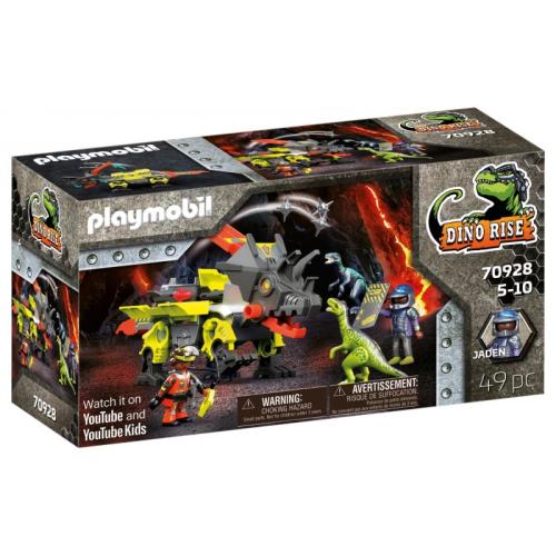 Playmobil Ρομπότ - Δεινόσαυρος Και Πολεμιστές (70928)