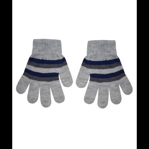 Παιδικά γάντια με ρίγες (111858 NAVY)