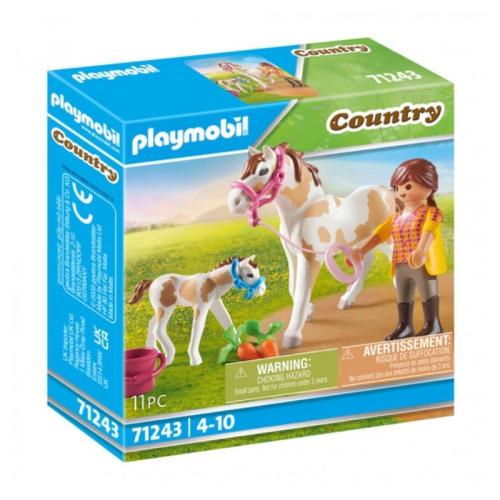 Playmobil Αναβατρια Με Αλογο Και Πουλαρι (71243)