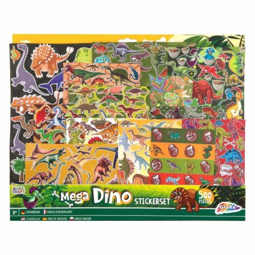 Mega Sticker Set Dino 500 Pcs ( 100081 )