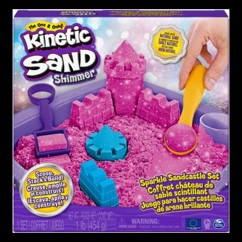Spin Master Kinetic Sand Γκλίτερ Ροζ (Pink) (6063520) (081836)