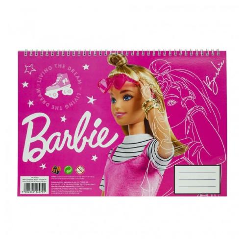 Gim Μπλοκ Ζωγραφικής Και Αυτοκόλλητα Barbie (349-71416)