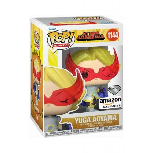 Funko Pop Animation: My Hero Academia S9 - Yuga Aoyama (Glitter) (Diamond Collection) (Amazon Exclusive) 1144 Vinyl Figure (6089