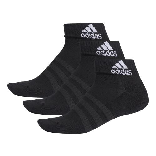 CUSHIONED ANKLE SOCKS 3PAIR PACK ΜΑΥΡΟ