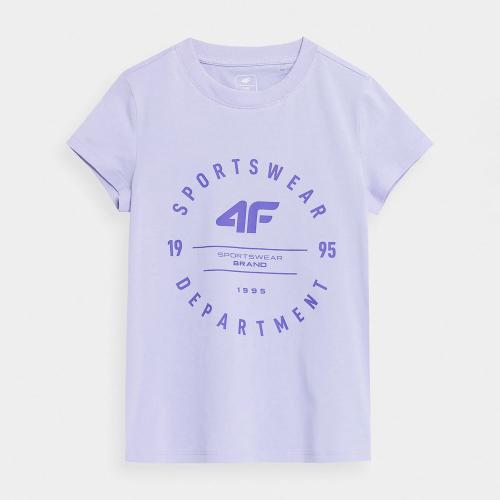 4F GIRLS' PRINTED T-SHIRT ΜΩΒ