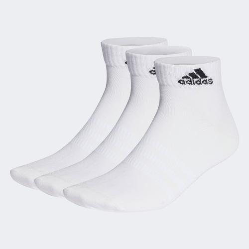 ADIDAS THIN AND LIGHT ANKLE SOCKS 3 PAIRS ΑΣΠΡΟ