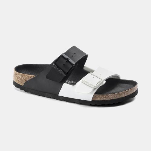 BIRKENSTOCK ARIZONA SPLIT BIRKO-FLOR SANDALS - NARROW FIT ΜΑΥΡΟ