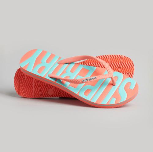 WOMEN'S SUPERDRY VINTAGE VEGAN FLIP FLOPS ΡΟΖ