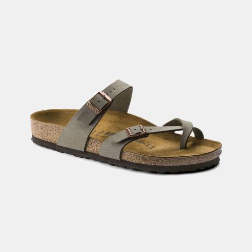 BIRKENSTOCK MAYARI BIRKO-FLOR STONE SANDALS - REGULAR FIT ΓΚΡΙ