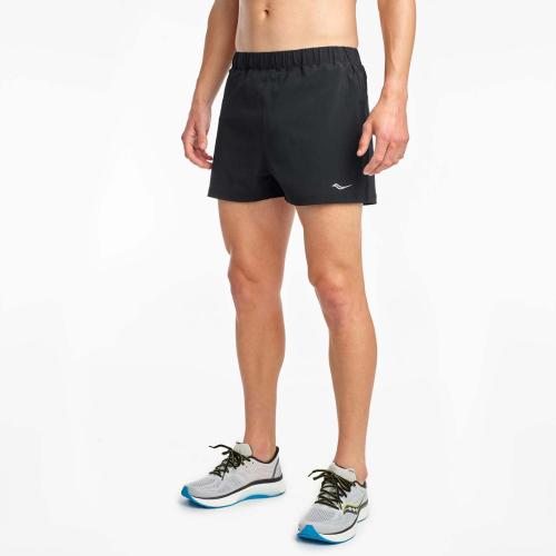 ROAD 3'' RUNNING SHORTS ΜΑΥΡΟ