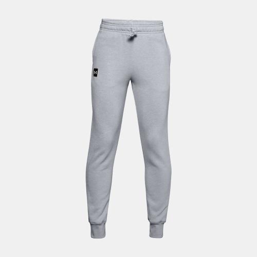 BOYS' UNDER ARMOUR RIVAL FLEECE JOGGERS ΓΚΡΙ