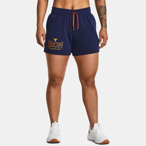 UNDER ARMOUR PROJECT ROCK EVERYDAY TERRY SHORTS ΜΠΛΕ