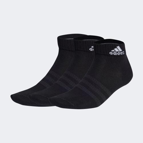 ADIDAS THIN AND LIGHT ANKLE SOCKS 3 PAIRS ΜΑΥΡΟ