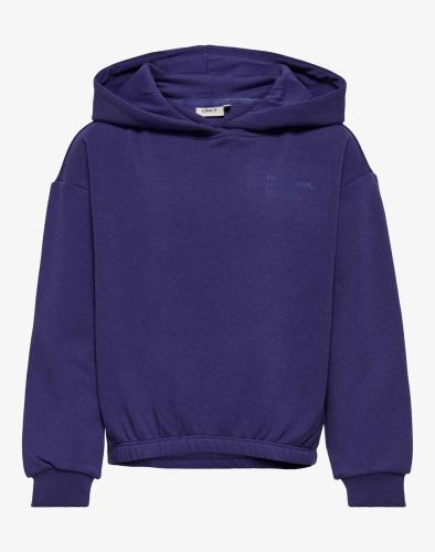 ONLY ΜΠΛΟΥΖΑ ΦΟΥΤΕΡ KOGCOOPER L/S HOOD SWT 15275157-DEEP BLUE Purple