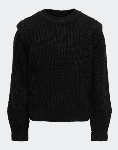 ONLY ΠΛΕΚΤΟ ΠΑΙΔΙΚΟ KOGLEXINE L/S PULLOVER KNT 15237878-BLACK Black