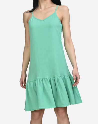 ONLY ONLMETTE SINGLET DRESS WVN 15254486-Marine Green Green