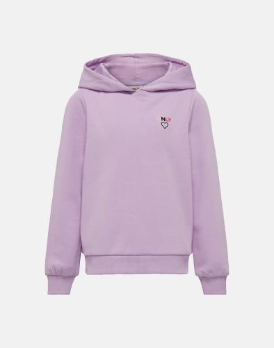 ONLY KOGNOOMI LOGO HOOD SWT NOOS 15267765-Lavendula Purple