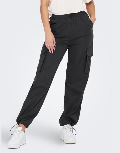 ONLY CASHI CARGO PANT 15301004-Raven JetBlack