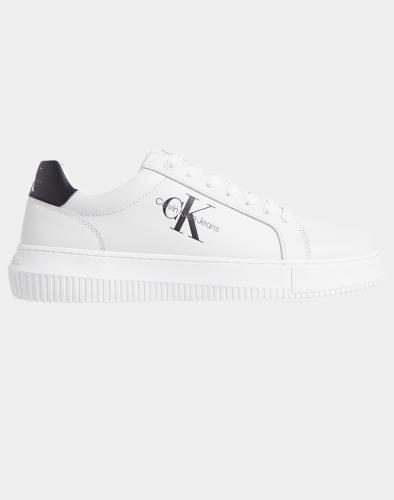 CALVIN KLEIN CHUNKY CUPSOLE MONOLOGO YM0YM00681-0LD White