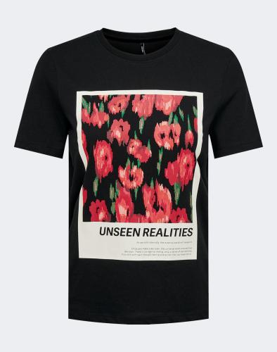 ONLY ONLBETTY LIFE REALITIES TOP JRS 15307362-BlackUnseen JetBlack