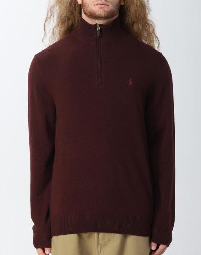 RALPH LAUREN ΠΟΥΛΟΒΕΡ LS HZ PP PULLOVER 710876756-008 DarkRed