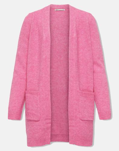 ONLY KOGLESLY OPEN CARDIGAN KNT NOOS 15207308-Carmine RoseMelange Pink