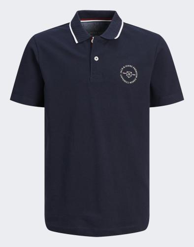 JACK&JONES JPRBLUSHIELD SS POLO SG JNR 12254237-Seaborne DarkBlue