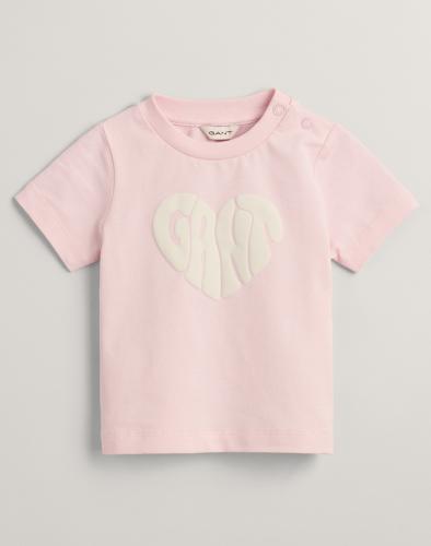 GANT ΜΠΛΟΥΖΑ ΚΜ HEART GRAPHIC SS T-SHIRT 3G505189-655 LightPink