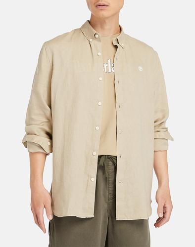 TIMBERLAND MBRK Linen Shirt TB0A2DC3-DH4 Biege