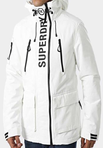 Superdry Non Hood Μπουφάν της σειράς Windcheater - M5011389A 01C White