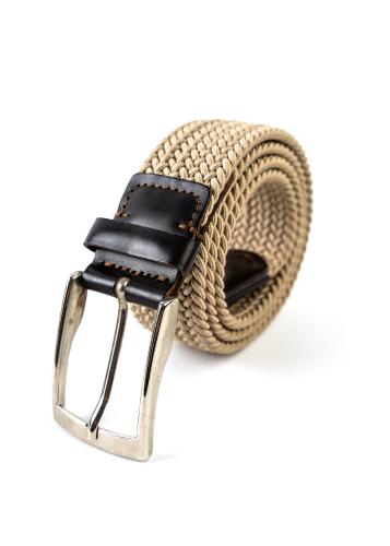 Stefano Corsini Braided Belt - Ecru