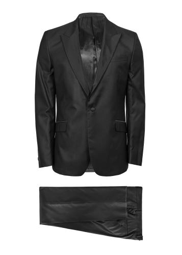 Versace Collection Κοστούμι σε στενή γραμμή - Black 990