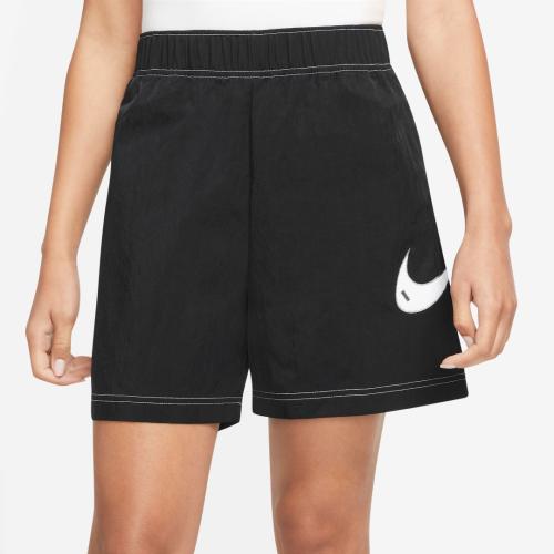 NIKE W NSW SWSH WVN HR SHORT DM6752-010 Μαύρο