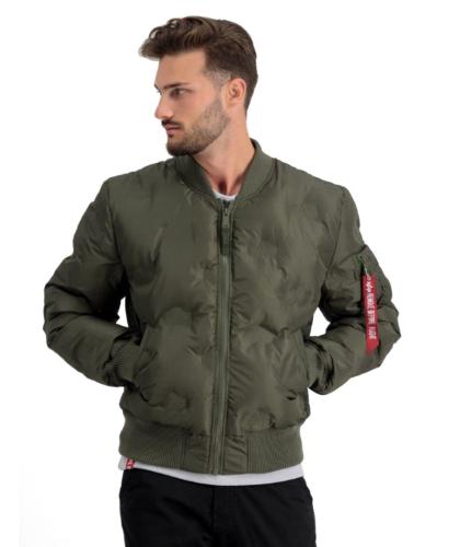 ALPHA INDUSTRIES MA-1 EMB. LOGO PUFFER 108106-142 Χακί