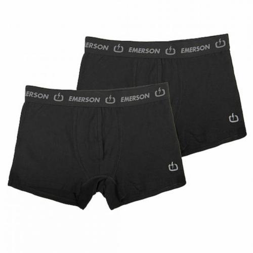 Emerson Men's Boxers (2 Pcs Package) (221.EM06.06-Black)