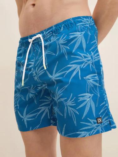 Tom Tailor Ανδρικό Μαγιό All Over Printed Swimshorts 1029970-29249 Μπλε
