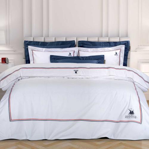 Σεντόνια Υπέρδιπλα Σετ Greenwich Polo Club Classic 2173 White 240x270