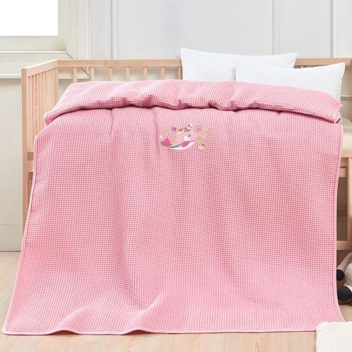 Κουβέρτα Πικέ Κούνιας Beauty Home 5301 Dolphin Pink