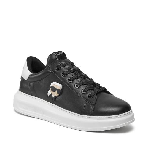 Ανδρικά Δερμάτινα Karl NFT Sneakers Μαύρα Karl Lagerfeld KL52530N-000 BLACK