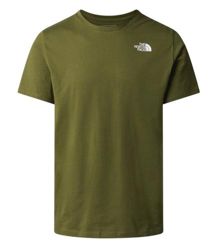 Ανδρικό Foundation Mountain Lines T-shirt Λαδί The North Face NF0A8830-PIB1