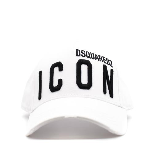Unisex Be Icon Καπέλο Λευκό Dsquared2 W23BCM041205C00001-M072
