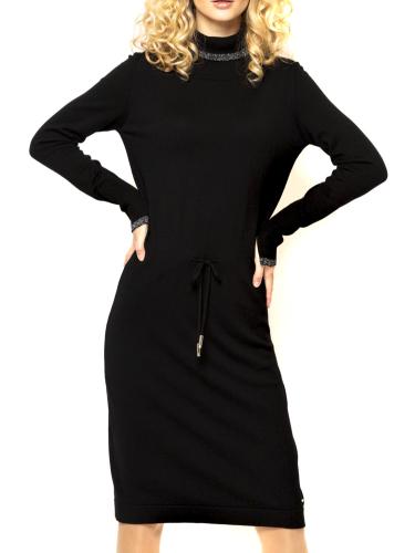 Γυναικείο Hemnes Πλεκτό Φόρεμα Μαύρο Heavy Tools W23395-BLACK