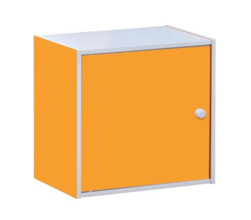 DECON Cube Ντουλάπι Απόχρωση Πορτοκαλί  40x29x40cm [-Άσπρο/Πορτοκαλί-] [-Paper-] Ε829,4