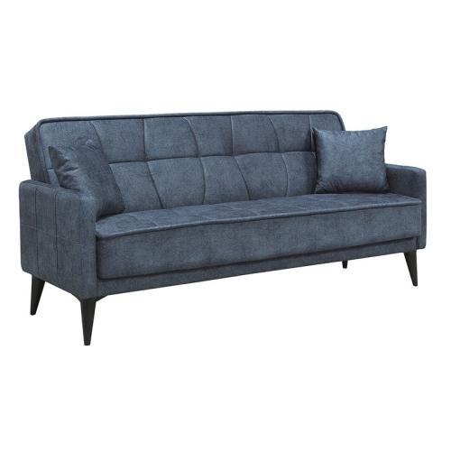 PERTH Καναπές - Κρεβάτι Σαλονιού - Καθιστικού, 3Θέσιος Ύφασμα Γκρι Σκούρο (Ανθρακί)  Sofa:210x80x75-Bed:180x100cm [-Γκρι Σκούρο-] [-Ύφασμα-] Ε9932,4