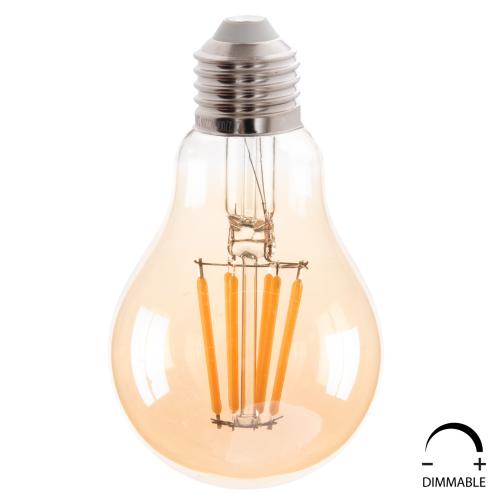 ΛΑΜΠΤΗΡΑΣ HM4045 LED FILAMENT 8W E27 3000K GOLD DIMMABLE