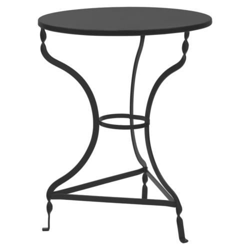 Τραπέζι Noah μεταλλικό μαύρο Φ58x72εκ Υλικό: METAL 243-000077
