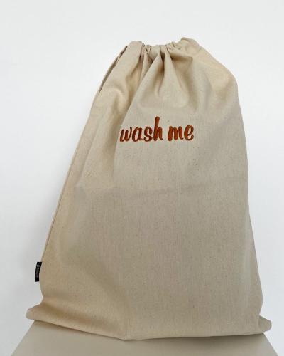 Πουγκί Αποθήκευσης με Εκάι Κέντημα Wash Me Dutch 38x53cm One Size (38x53cm) Εκρού