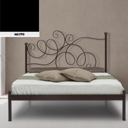Αντιγόνη Μεταλλικό Κρεβάτι (Για Στρώμα 160×200) Με Επιλογές Χρωμάτων Μαύρο