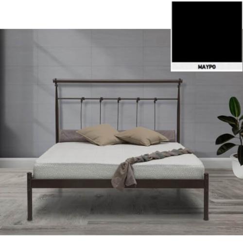 Εκτωρ Μεταλλικό Κρεβάτι (Για στρώμα 110×190) Με Επιλογές Χρωμάτων Μαύρο