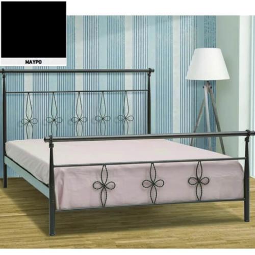 Φοίνικας Μεταλλικό Κρεβάτι (Για Στρώμα 90×200) Με Επιλογές Χρωμάτων Μαύρο